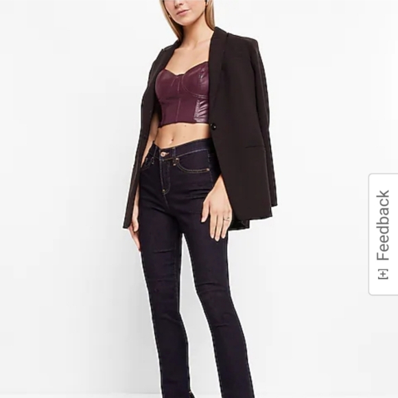 Faux Leather Corset Top - Picture 3 of 7